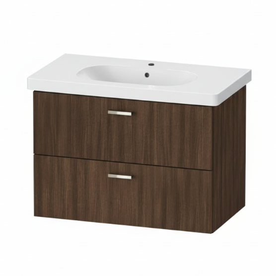 Duravit XBase Furniture Unit 80×45.8 Cm CHESTNUT Dark
